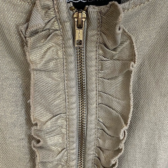 LANE Bryant Zip Front Linen Cotton Jacket Size 18 - Picture 9 of 10